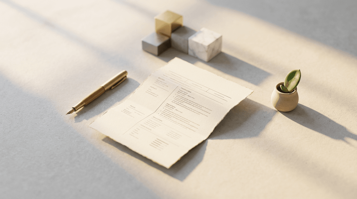 Dark academia aesthetic resume featuring sophisticated literary design